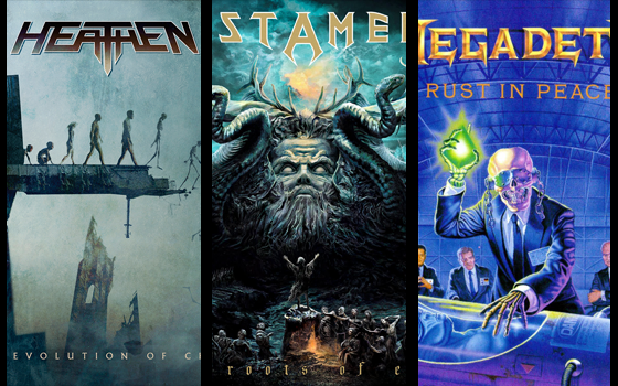 As capas mais bonitas do Thrash Metal